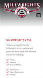 Mobile Screenshot of millwrights2736.com